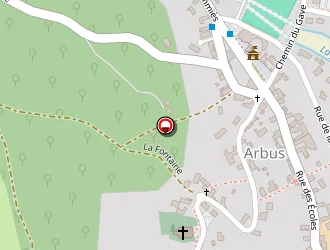 Carte de Maison Biscar à Arbus