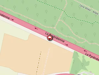 Carte de Hôtel Formule 1 à Pau