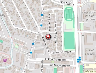 Carte de M.p Presta Services à Marseille