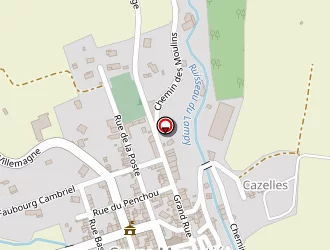 Carte de La Poste à Cenne-monestiés