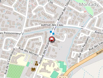 Carte de Les Arcades à Montady