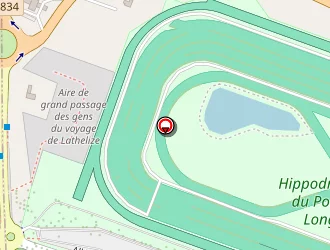 Carte de Hippodrome Du Pont-long à Pau