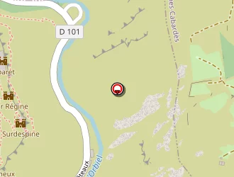 Carte de Ecole à Lastours