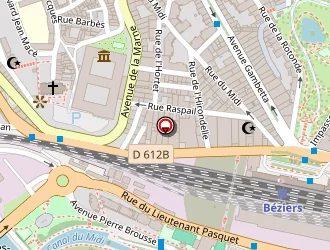 Carte de Medalin Raphaël à Béziers