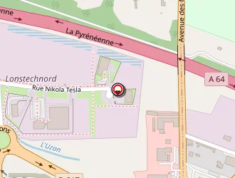 Carte de Les Platanes à Pau