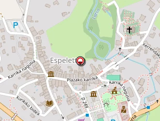 Carte de Maison Barberania à Espelette