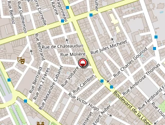 Carte de Gros Cécile à Béziers