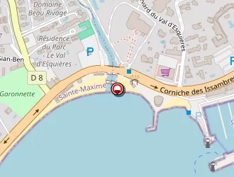 Carte de Le 44 à Sainte-maxime