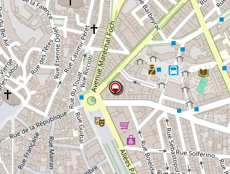 Carte de La Poste à Béziers