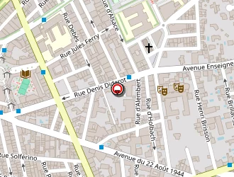 Carte de L'orange Bleue à Béziers