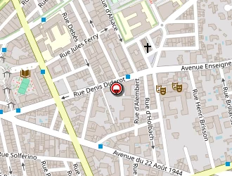 Carte de Via Domia à Béziers