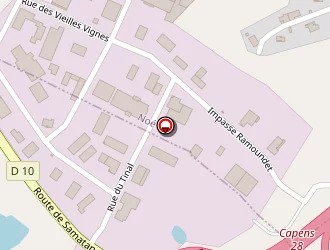 Carte de A.s.c. (alarme Sécurité Colombies) à Capens