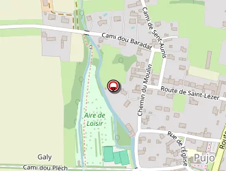 Carte de Ecole à Pujo