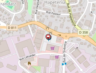 Carte de Mobi Docks à Hendaye