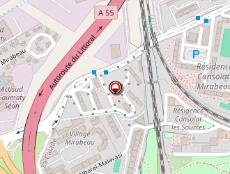 Carte de A.i.c. Bat à Marseille