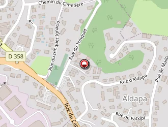 Carte de Trinquet Ignacio à Urrugne