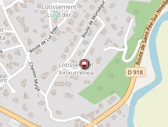 Carte de Gararge D'ascain à Ascain