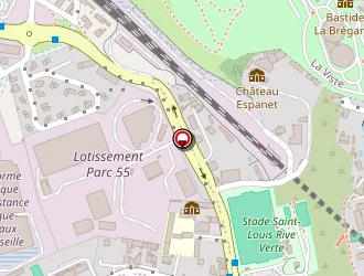 Carte de Stade Rives Vertes à Marseille