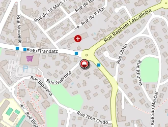 Carte de Oniric Swimwear à Hendaye