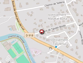 Carte de Pizz'herria à Ascain