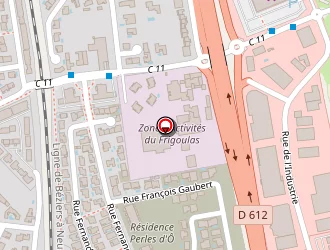 Carte de Lapeyre à Béziers