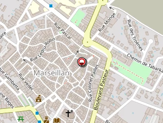 Carte de La Rive Droite à Marseillan
