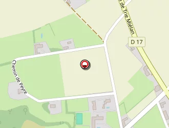 Carte de Tennis à Bernadets-debat