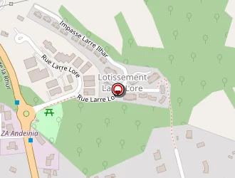 Carte de Gel-sud à Ascain