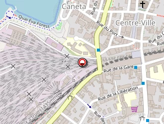 Carte de Gare De Hendaye à Hendaye