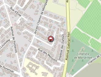 Carte de Am Artisan Menuisier à Marseillan