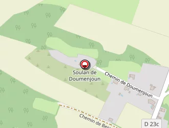 Carte de Eclairage Naturel à Saint-araille