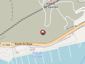 Carte de Plage De Corbière à Marseille