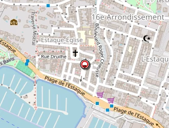 Carte de Bar Moustier à Marseille