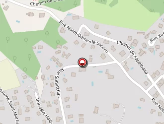 Carte de Arotzenia à Urrugne