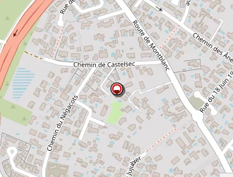 Carte de Station Esso Express à Bessan