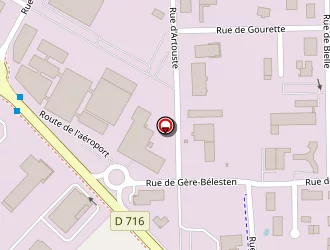 Carte de Cazenave (ets) à Serres-castet