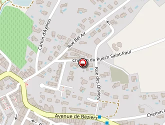 Carte de Boulodrome à Puisserguier