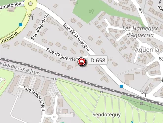 Carte de Croix Bernard à Hendaye