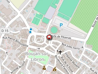 Carte de Ecoles Maternelles Louise Michel à Boujan-sur-libron