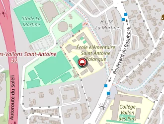 Carte de Collèges à Marseille