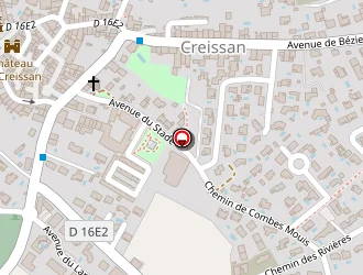 Carte de Point P à Creissan