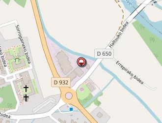 Carte de Adarra à Larressore