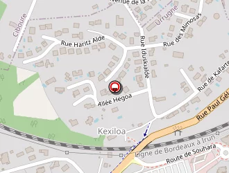 Carte de Centre Leclerc à Urrugne