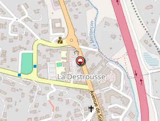 Carte de Amp 13 à Destrousse (la)