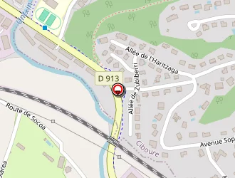 Carte de Richardson à Urrugne