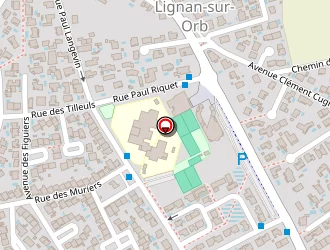 Carte de Commune De Lignan Sur Orb à Lignan-sur-orb