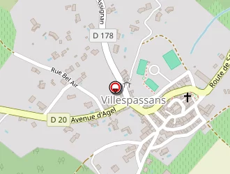 Carte de Richard André à Villespassans