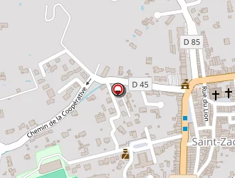 Carte de Super U à Saint-zacharie