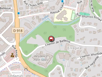 Carte de Camping Le Basque à Saint-jean-de-luz