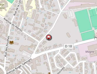 Carte de College Voltaire à Florensac